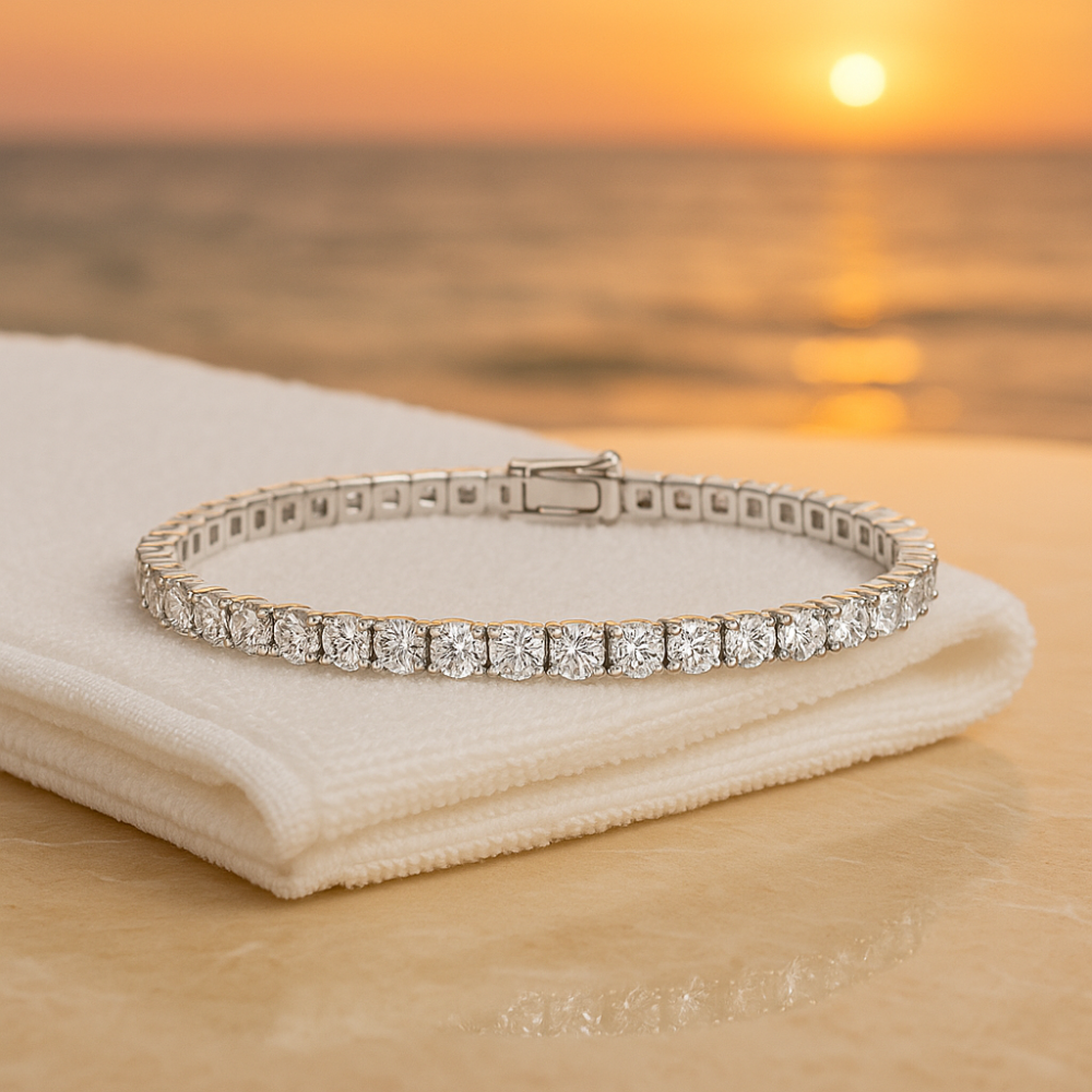Moissanite tennis bracelet by Sparkl365 – Forever Sparkling